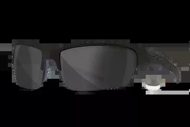Wiley X WX Saint Sunglasses Matte Black Frame, Smoke Gray and Clear Lens