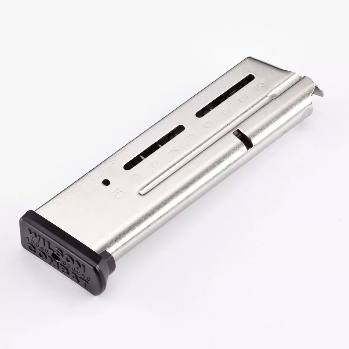 Wilson Combat 1911 Elite Tactical Handgun Magazine .38 Super 10/rd ETM Base Pad Mag