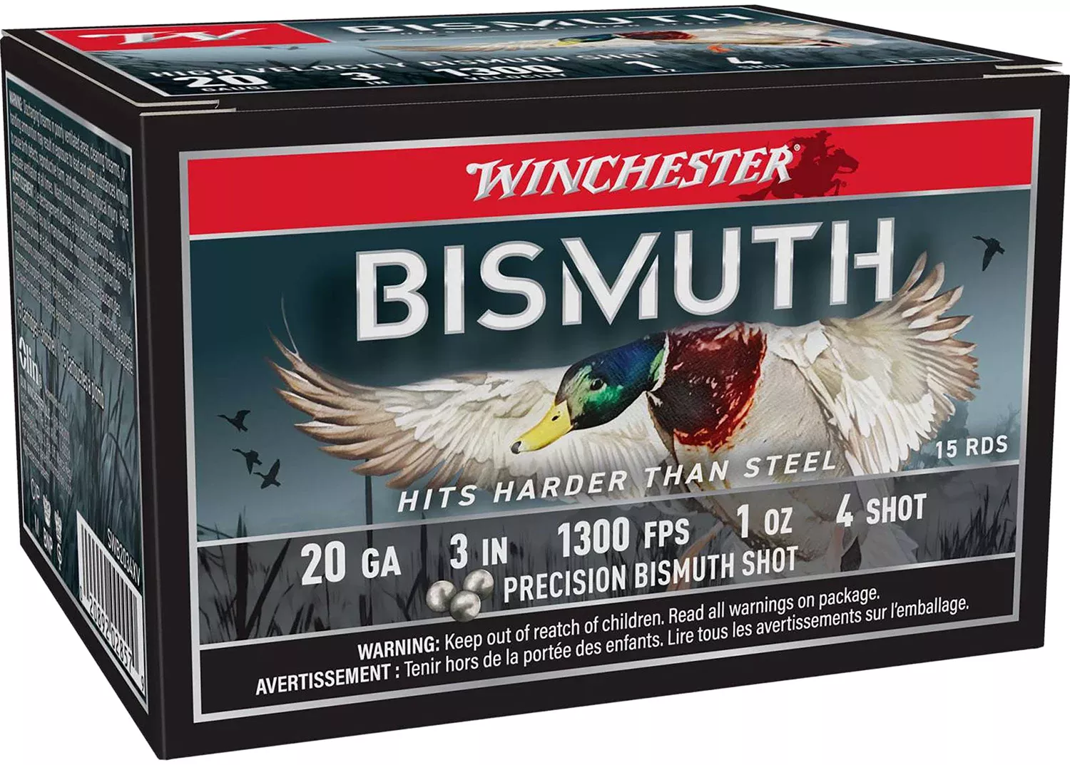 Winchester Ammo SWB2034XV 20Gauge 3" 1oz 4Shot 15 Per Box/10 Case