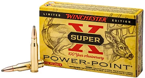 Winchester Ammo X243100 Super X 100th Anniversary 243 Win 100 gr Power-Point (PP) 20 Bx/ 10 Cs