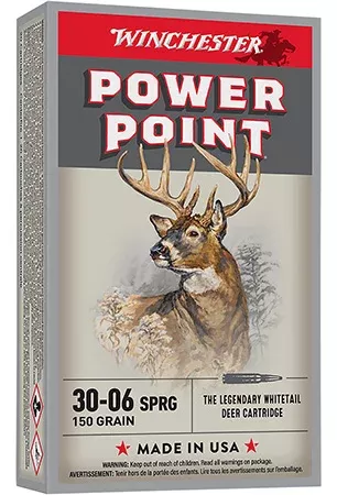 Winchester Ammo X30061 Power-Point 30-06Springfield 150gr 20 Per Box/10 Case