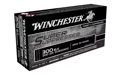 Winchester Ammunition .300 Blackout 200gr OT Super Suppressed 20 Round Box