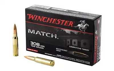 Winchester Ammunition .308 Win 168gr BTHP Match 20 Round Box