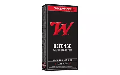 Winchester Ammunition .45 ACP 230gr JHP 50 Round Box