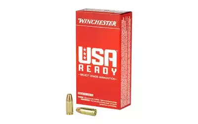 Winchester Ammunition 9mm 115gr FMJ USA Ready 50 Round Box