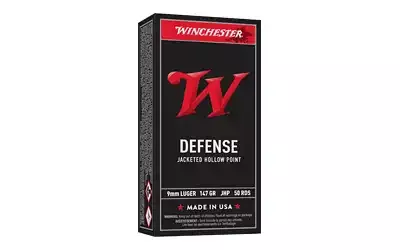 Winchester Ammunition 9mm 147gr JHP 50 Round Box