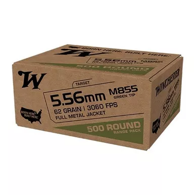 Winchester M855 5.56 500rds 62gr WM855500