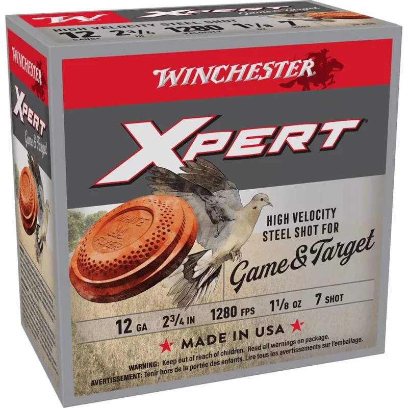Winchester Super-X Shotshells 12 ga 2-3/4" 1-1/8 oz 1280 fps #7 25/ct