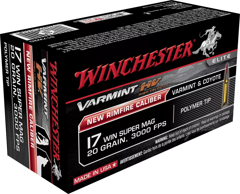 WINCHESTER VARMINT HV 17WSM 20GR PT 50RD BX 500RD CASE