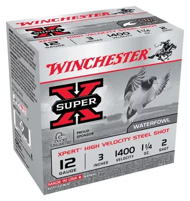 WINCHESTER XPERT STEEL 12GA 3" - 1-1/4OZ #2 1400FPS 25RD 10BX/C