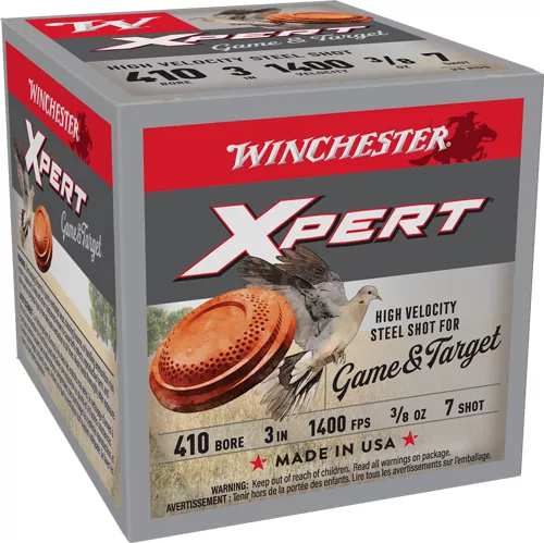 WINCHESTER XPERT STEEL 410 3″ – 3/8OZ #7 25RD 10BX/CS