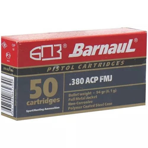 WORN BARNAUL BRN380AUTOFMJ94 380 94 FMJ 50