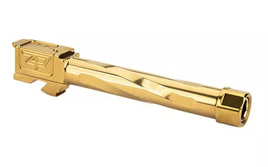Zaffiri Precision Zaffiri Precision Gold Threaded Barrel for Glock G17 Gen 1-4 – 4.97 Inch 9mm Upgrade