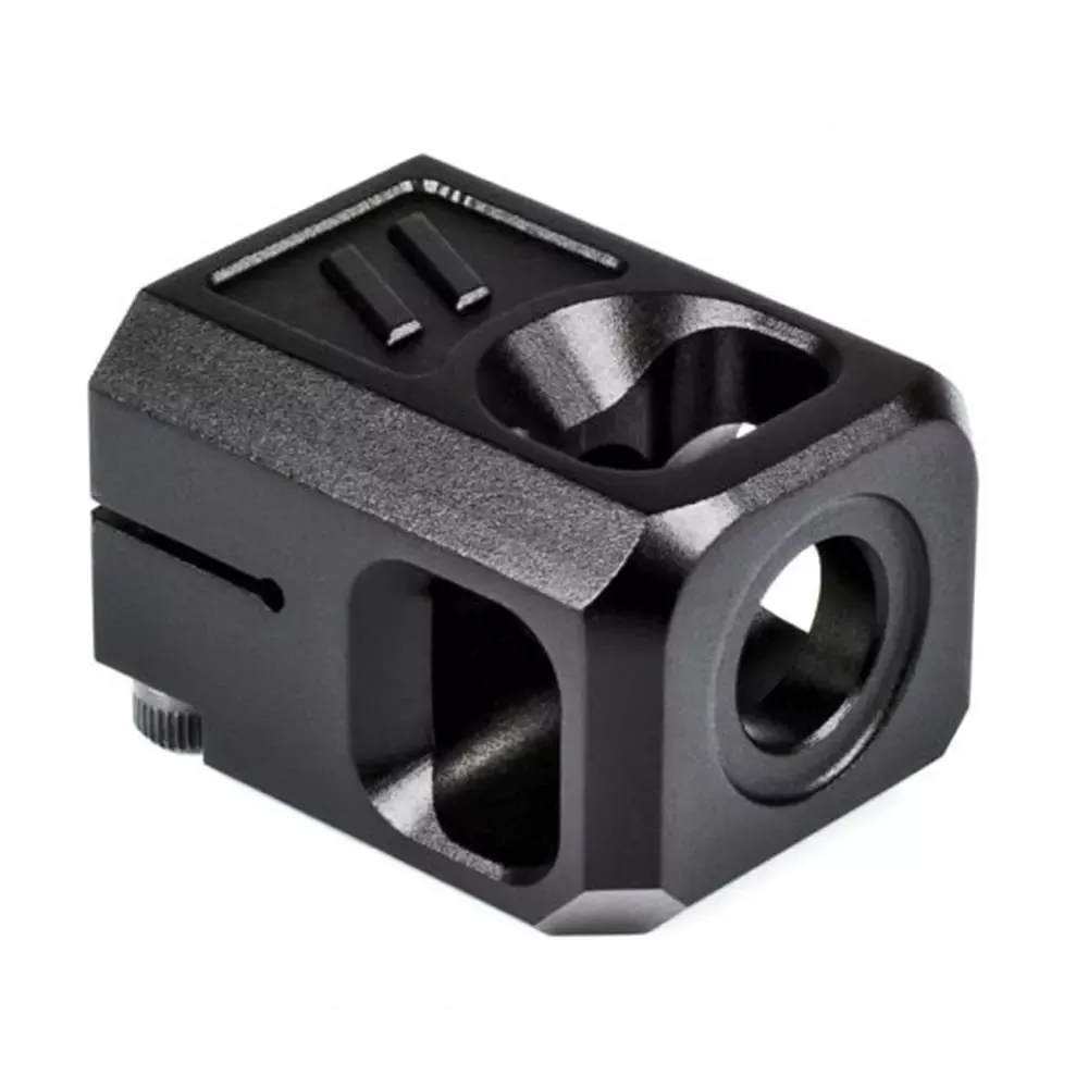 ZEV Technologies Pro Compensator V2 Glock 19 9mm Luger 1/2X28 Thread Black