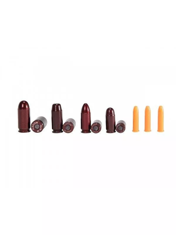 A-Zoom Metal Snap Caps Variety Pack NRA Instructor 3-.22LR 2 each .380 9mm .40 .45
